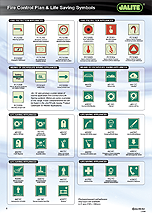 Fire Control Plan & Life Saving Symbols